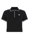 Amiri Black Polyester Polo Shirt