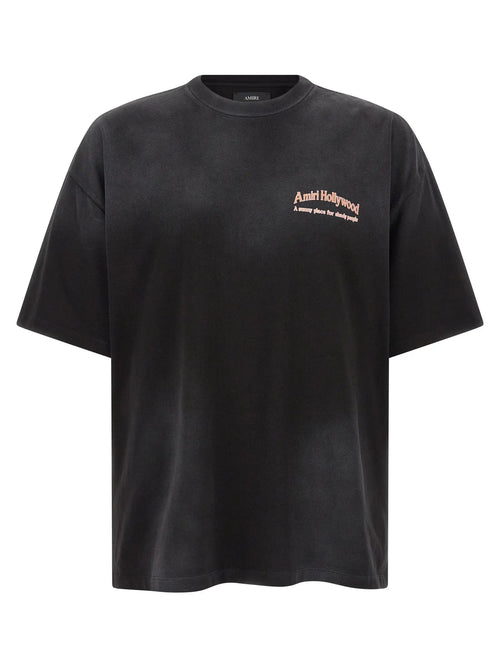 Amiri Amiri Black Cotton T-Shirt