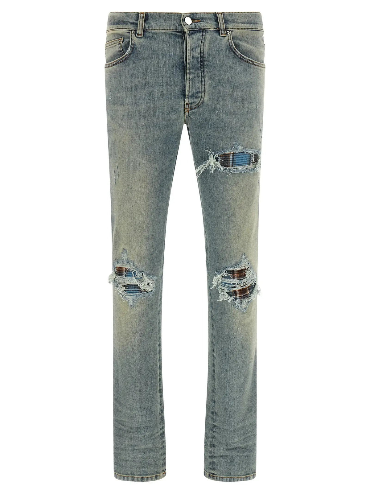 Amiri Amiri Blue Cotton Skinny Jeans