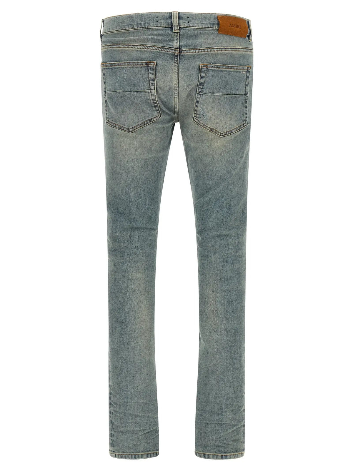Amiri Amiri Blue Cotton Skinny Jeans