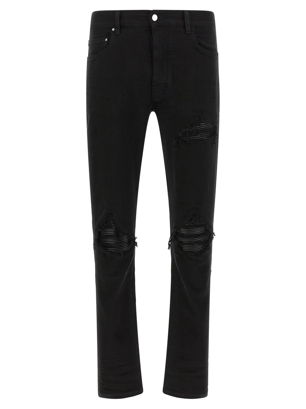 Amiri Black Cotton Slim Fit Jeans