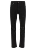 Amiri Black Cotton Slim Fit Jeans