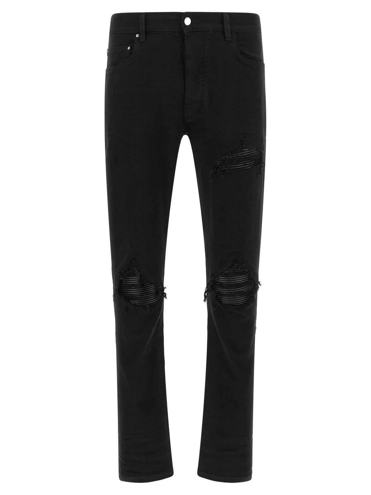 Amiri Black Cotton Slim Fit Jeans
