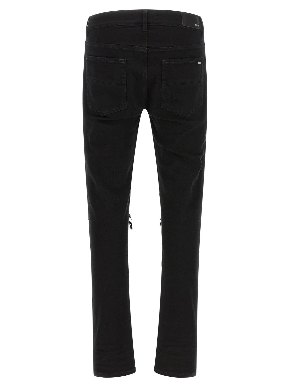 Amiri Black Cotton Slim Fit Jeans