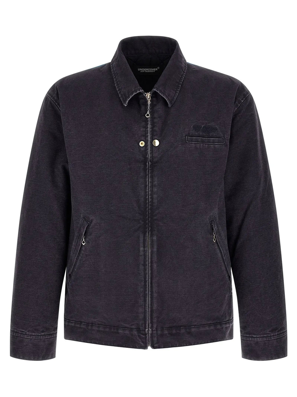 Undercover Blue Cotton Full-Length Jacket