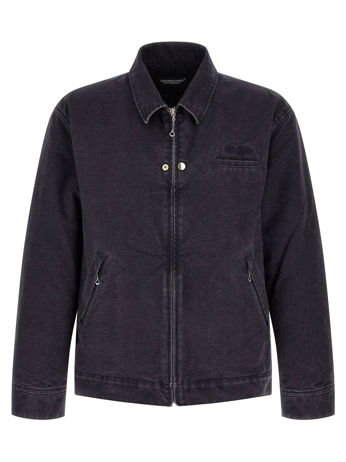 Undercover Blue Cotton Full-Length Jacket