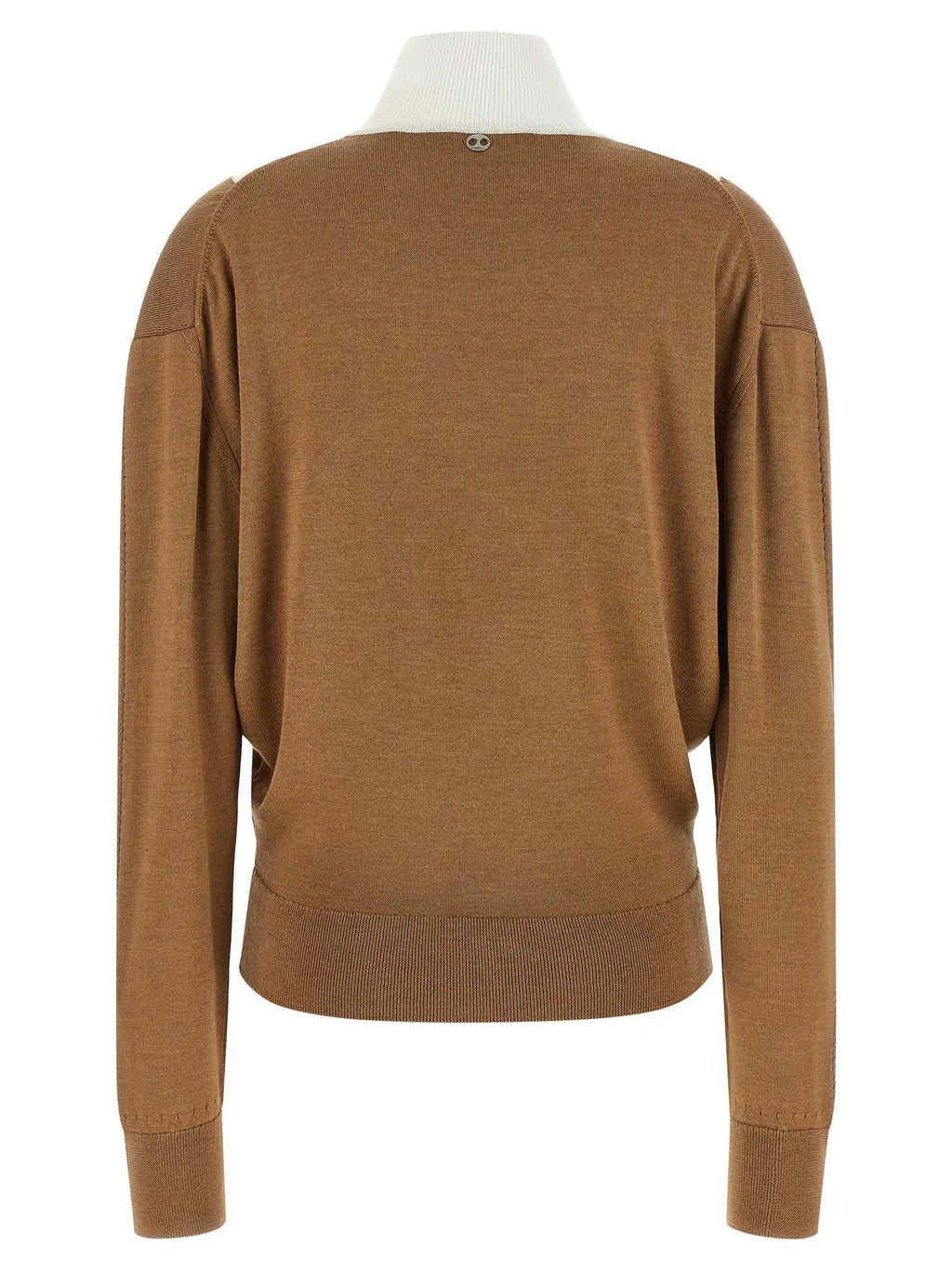 Paco Rabanne Beige Virgin Wool Cardigan