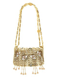 Paco Rabanne Gold Stainless Steel Shoulder Bag