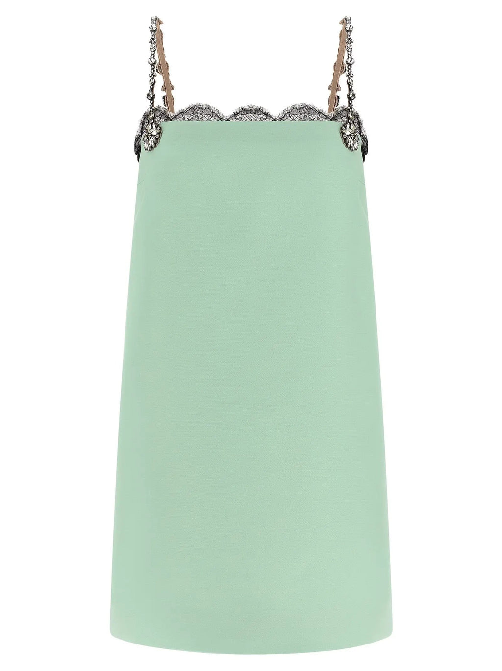 Valentino Garavani Valentino Garavani Bicolor Virgin Wool Short Dress