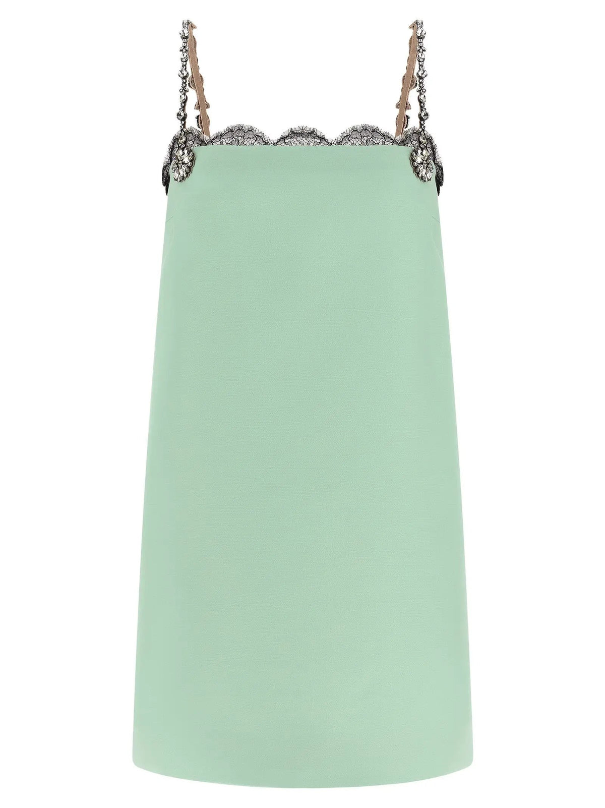 Valentino Garavani Valentino Garavani Bicolor Virgin Wool Short Dress