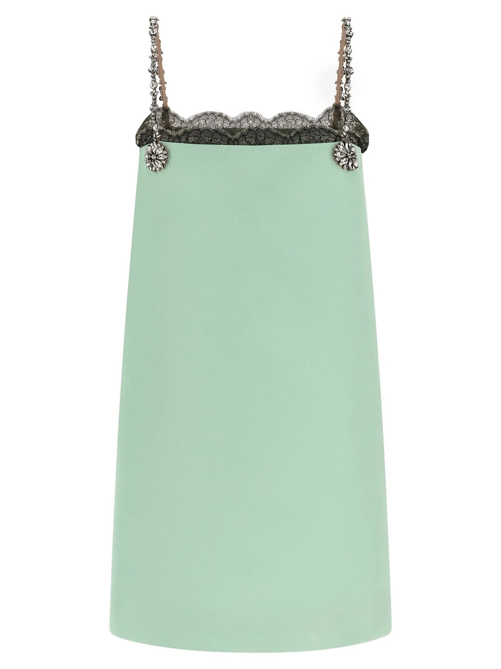 Valentino Garavani Valentino Garavani Bicolor Virgin Wool Short Dress
