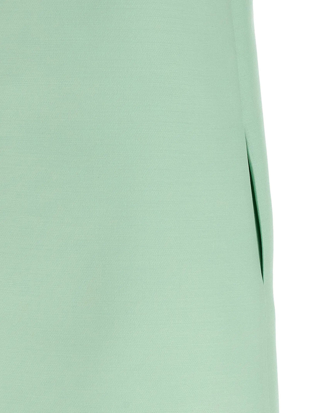 Valentino Garavani Valentino Garavani Bicolor Virgin Wool Short Dress
