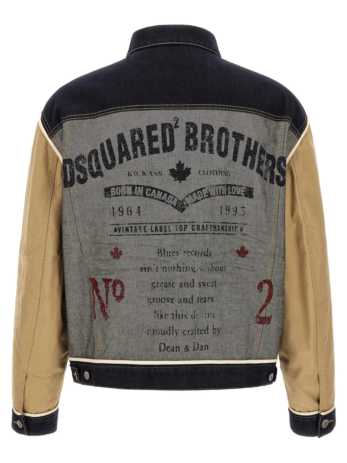 Dsquared² Beige Cotton Denim Jacket