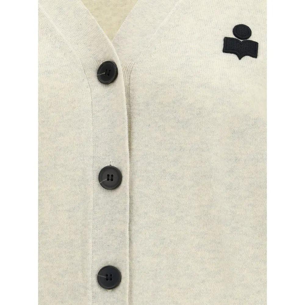 Isabel Marant Étoile Isabel Marant Étoile White Cotton Cardigan