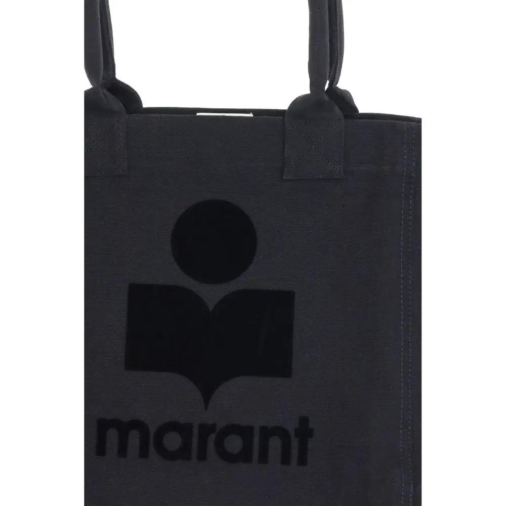 Isabel Marant Black Cotton Shoulder Bag