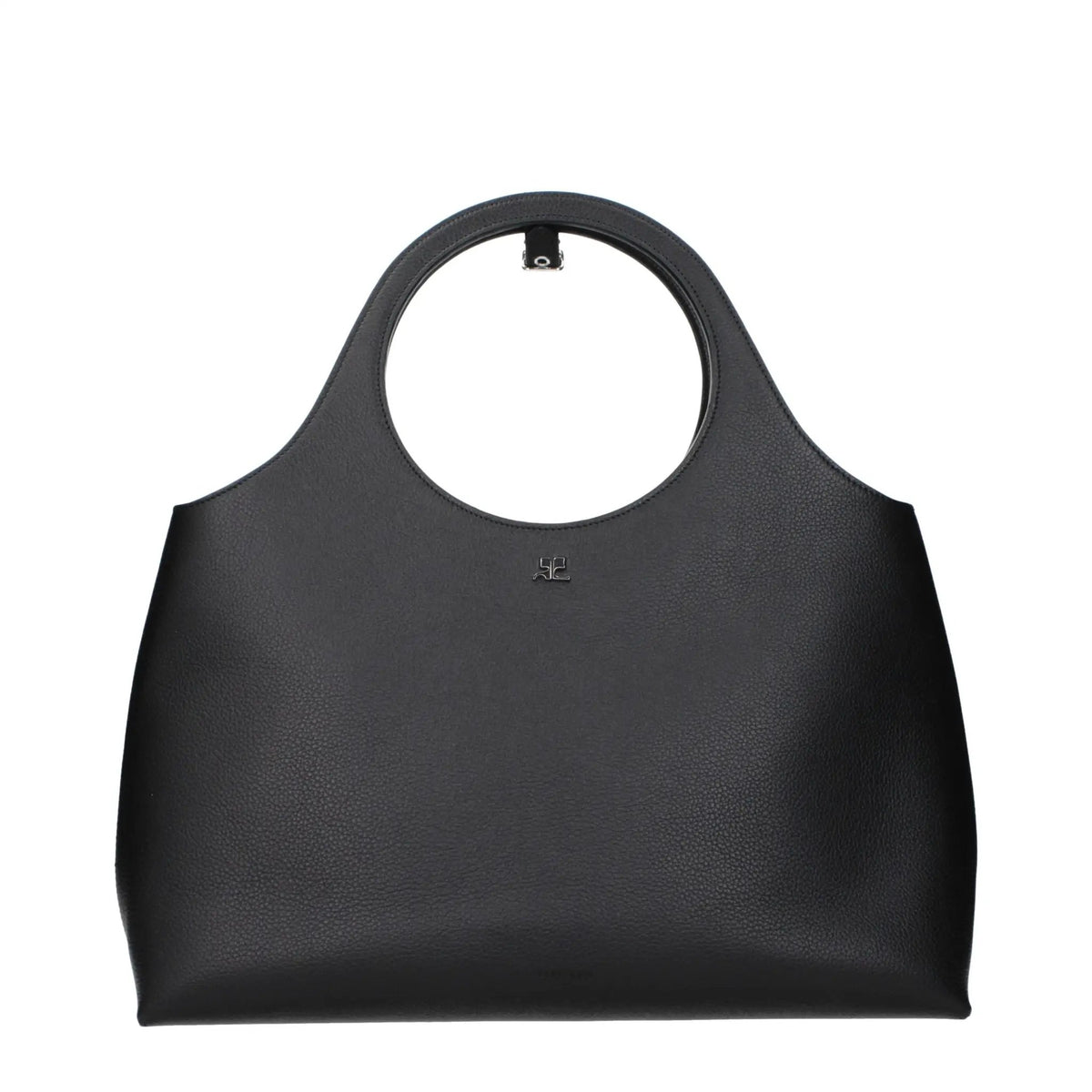 Courrèges Black Leather Handbag