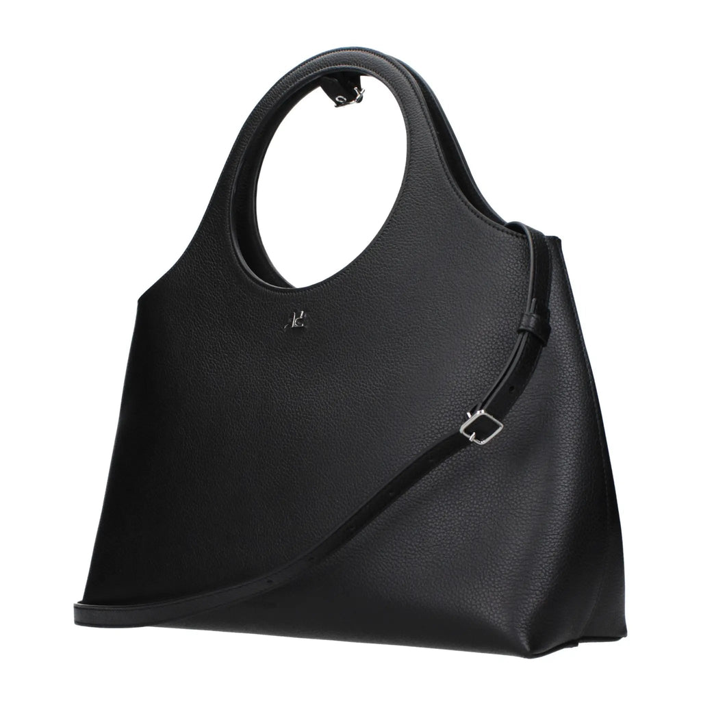 Courrèges Black Leather Handbag