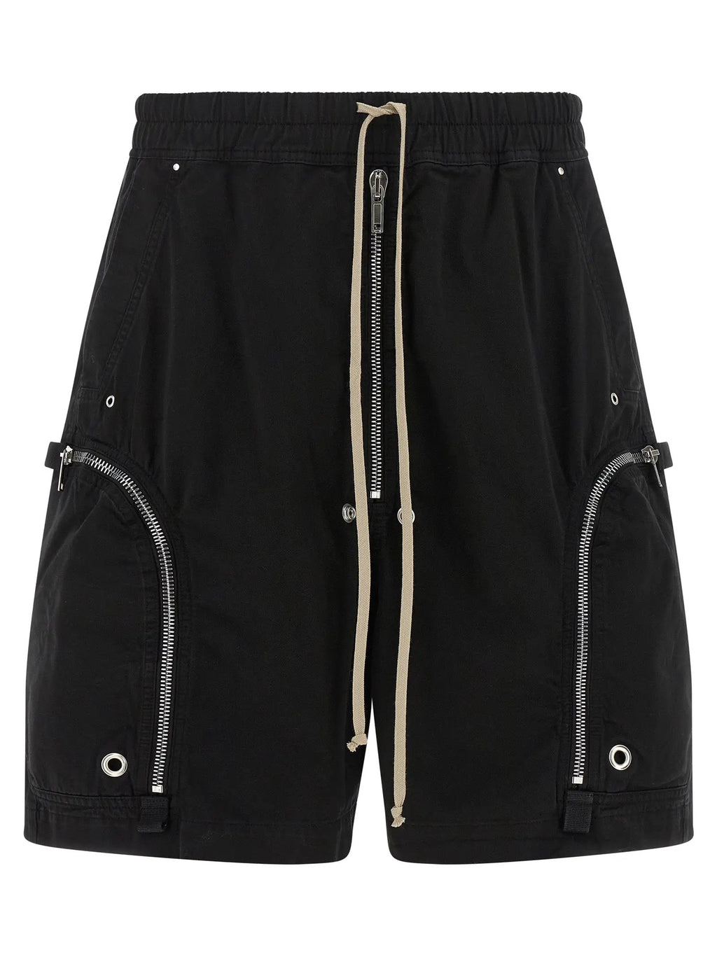 DRKSHDW Black Cotton Bermuda Shorts