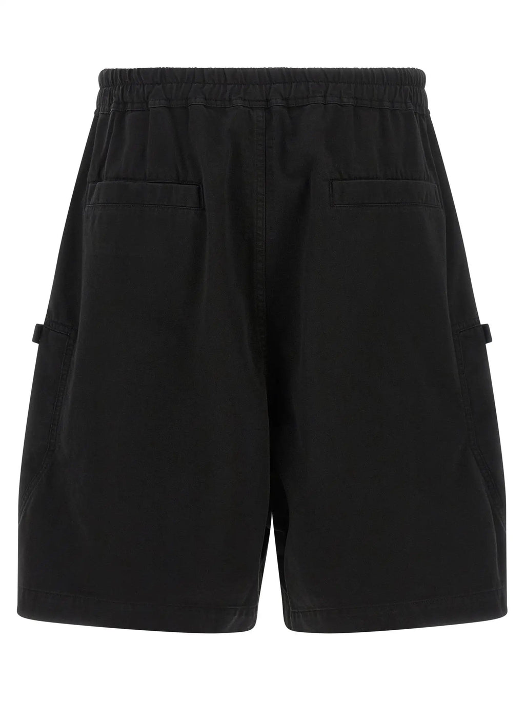 DRKSHDW Black Cotton Bermuda Shorts