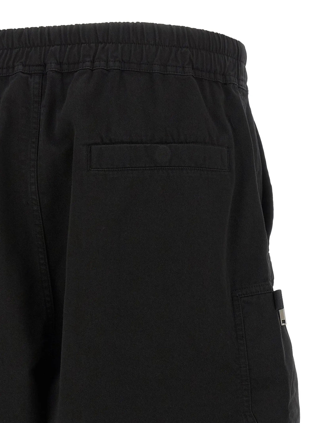 DRKSHDW Black Cotton Bermuda Shorts