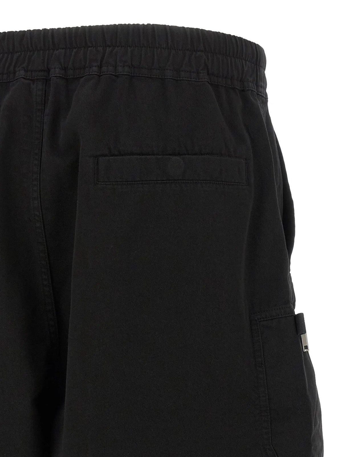 DRKSHDW Black Cotton Bermuda Shorts