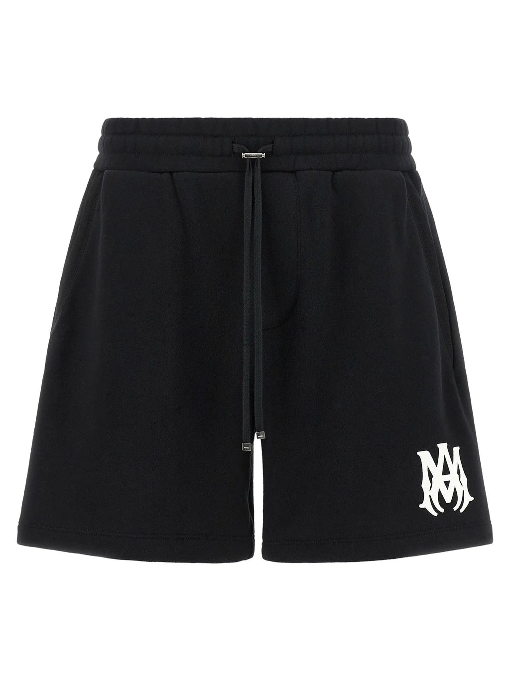 Amiri Black Cotton Bermuda Shorts