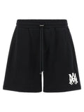 Amiri Black Cotton Bermuda Shorts