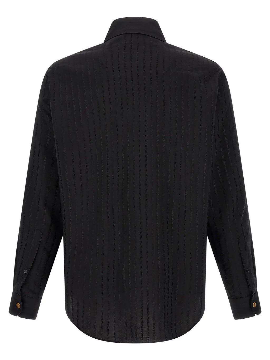 Versace Black Cotton Blouse