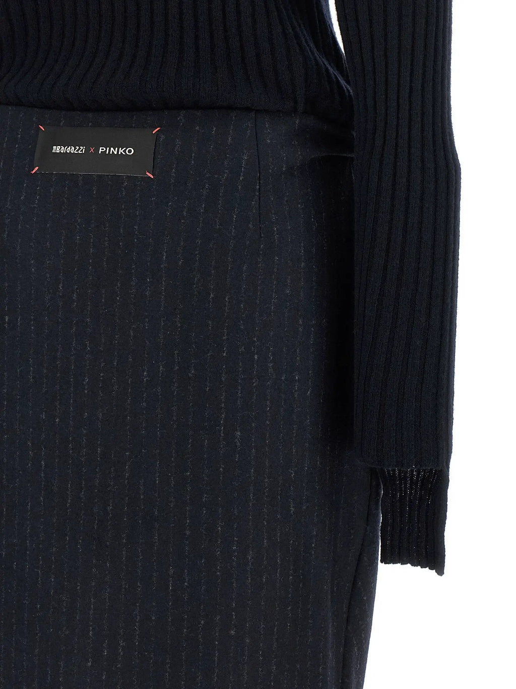 PINKO Blue Polyester Midi Dress