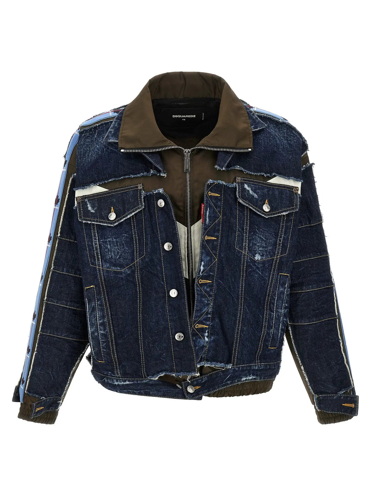 Dsquared² Blue Cotton Denim Jacket