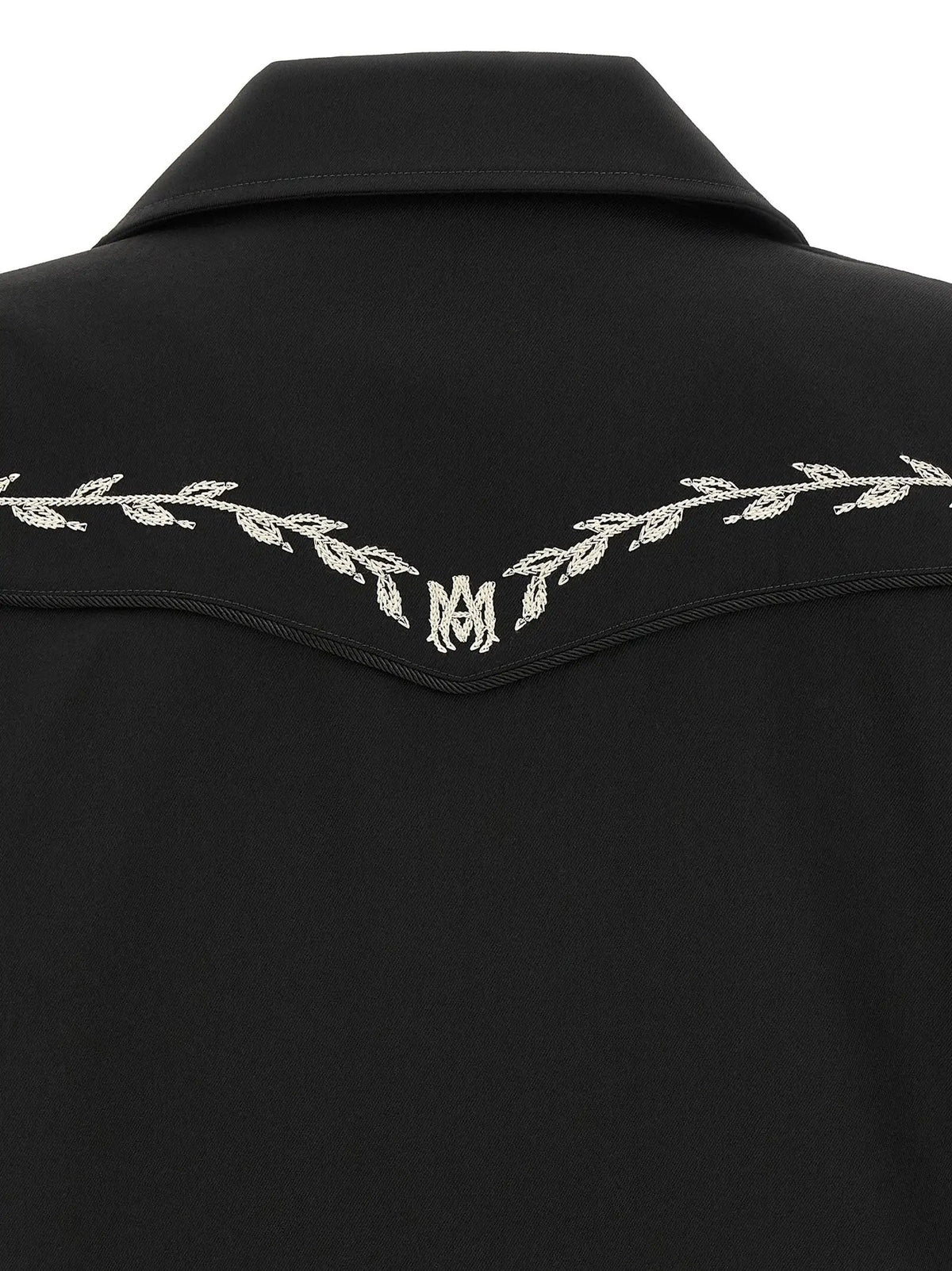 Amiri Black Polyester Full-Length Jacket