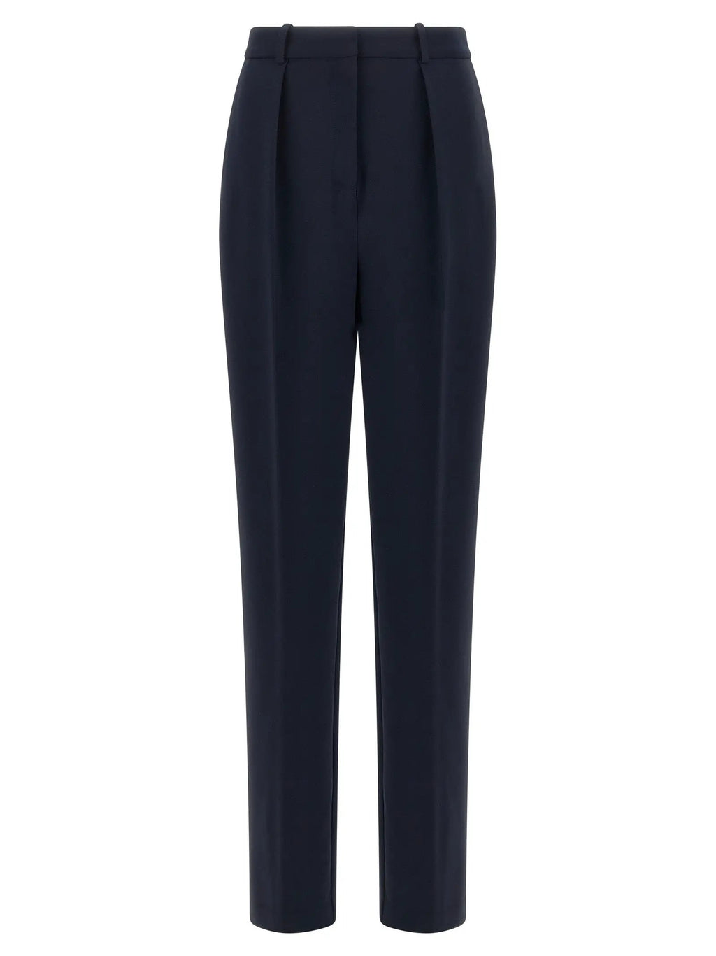 Elisabetta Franchi Blue Polyester Dress Pants