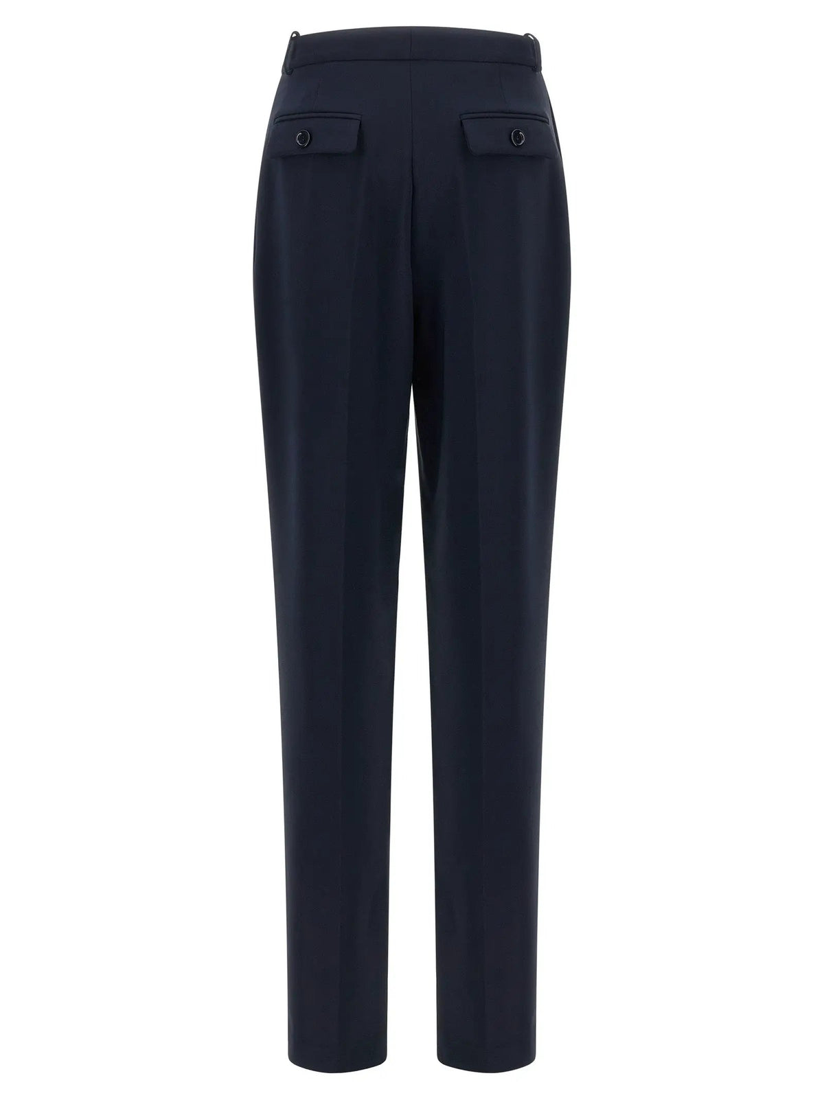 Pantalon habillé Elisabetta Franchi en polyester bleu