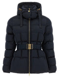 Elisabetta Franchi Black Polyester Full-Length Jacket