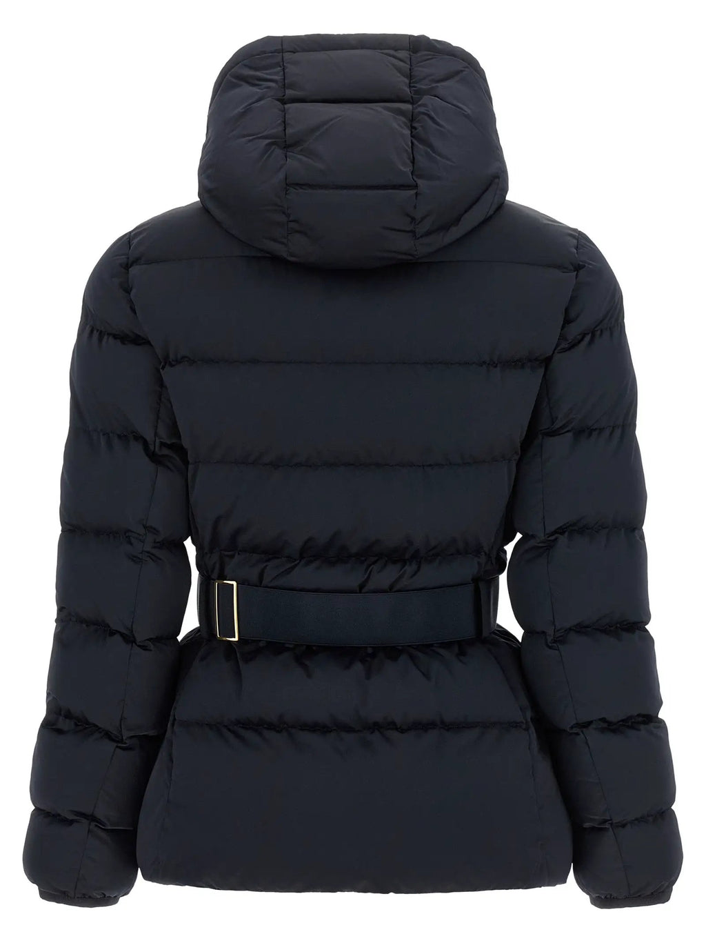 Elisabetta Franchi Black Polyester Full-Length Jacket
