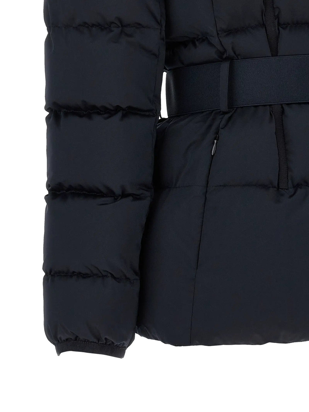 Elisabetta Franchi Black Polyester Full-Length Jacket
