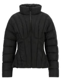 Elisabetta Franchi Black Polyester Full-Length Jacket
