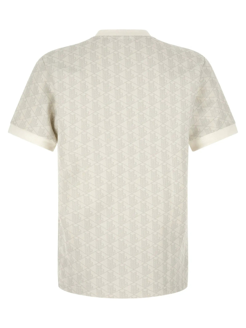 Lacoste Beige Polyester T-Shirt