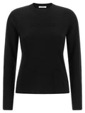 Max Mara Black Virgin Wool Cardigan