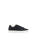 Versace Versace Black Calf Leather Bos Taurus Low Top Sneakers
