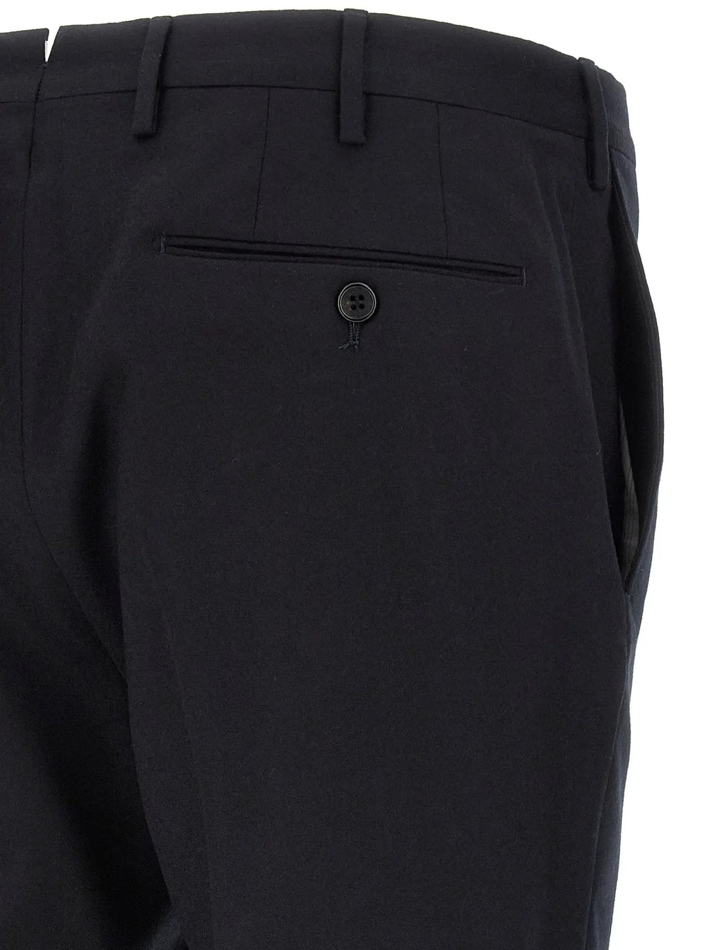 Incotex Incotex Blue Virgin Wool Dress Pants