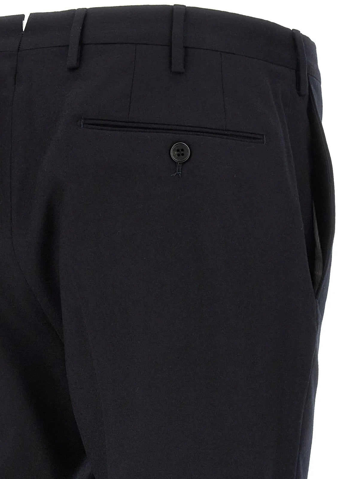 Incotex Incotex Blue Virgin Wool Dress Pants