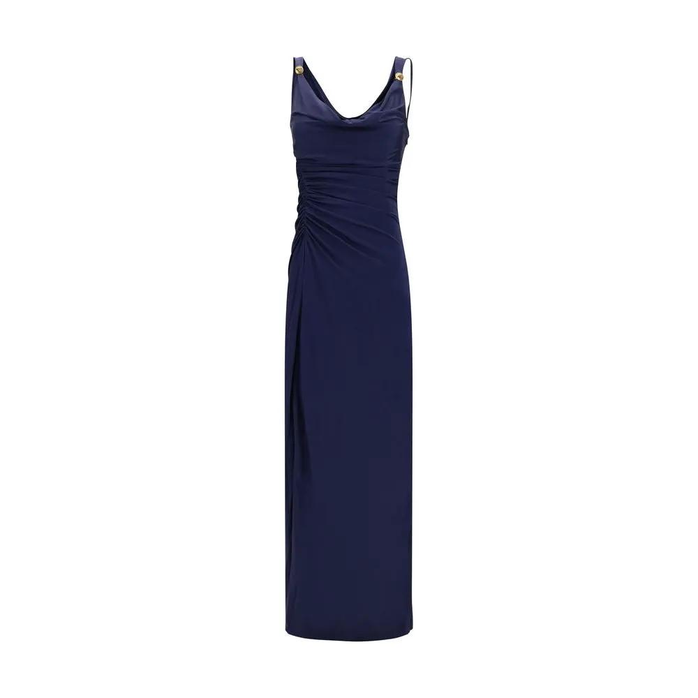 Versace Versace Blue Viscose Casual Dress