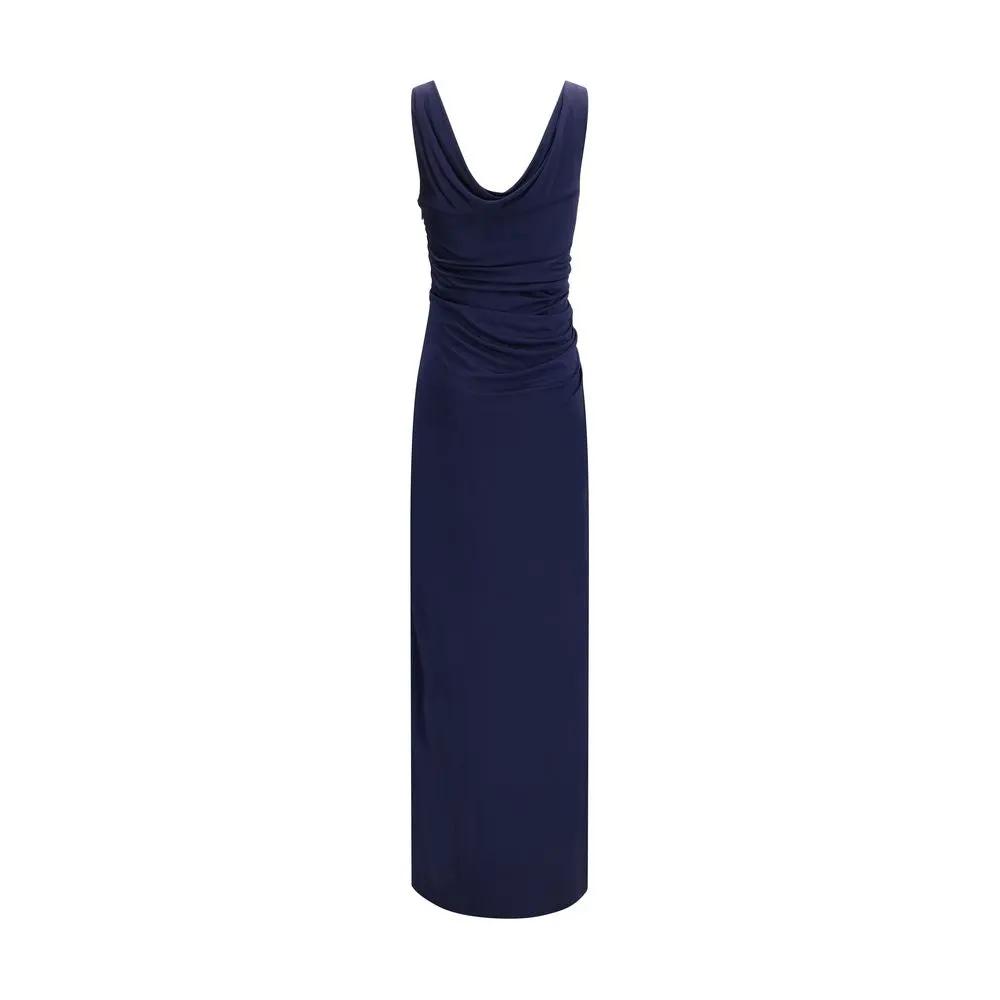 Versace Versace Blue Viscose Casual Dress
