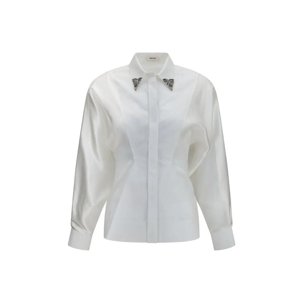Versace Versace White Cotton Dress Shirt