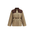 Versace Versace Beige Nylon Full-Length Jacket