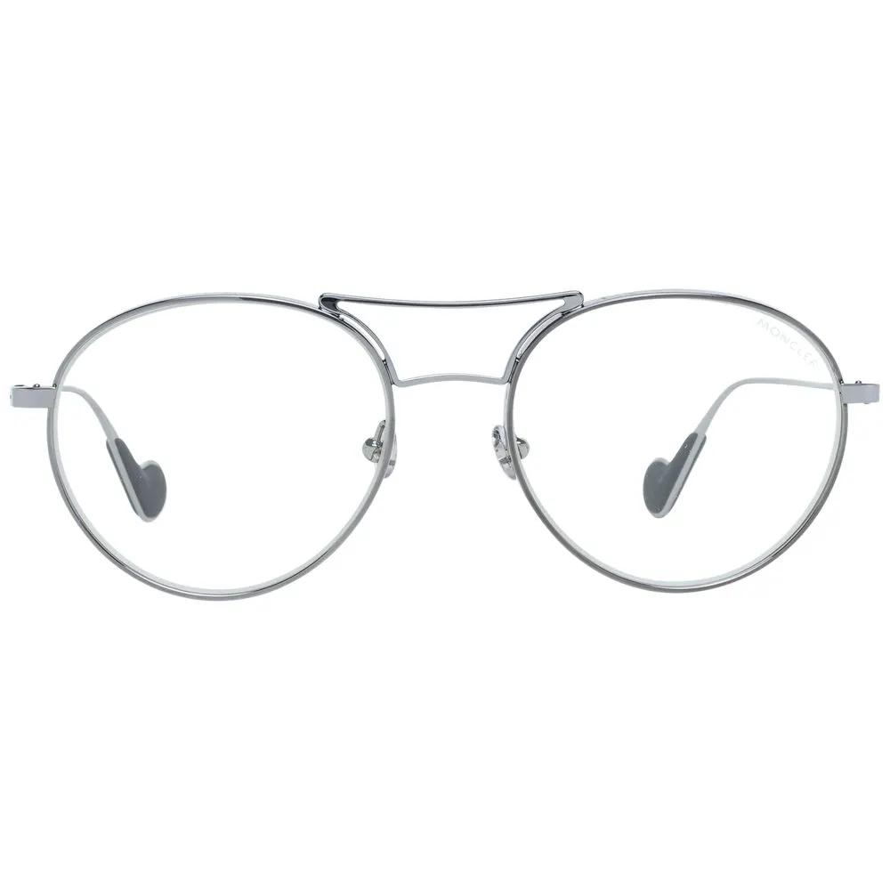 Lunettes de soleil Moncler en métal gris