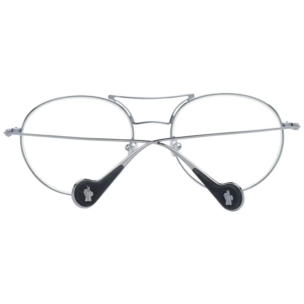 Lunettes de soleil Moncler en métal gris