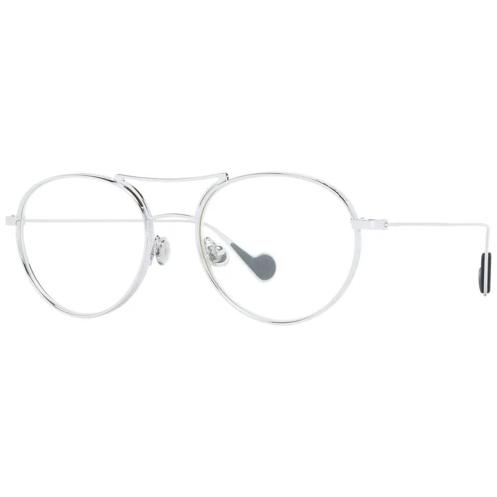 Lunettes de soleil Moncler en métal argenté
