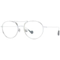 Lunettes de soleil Moncler en métal argenté